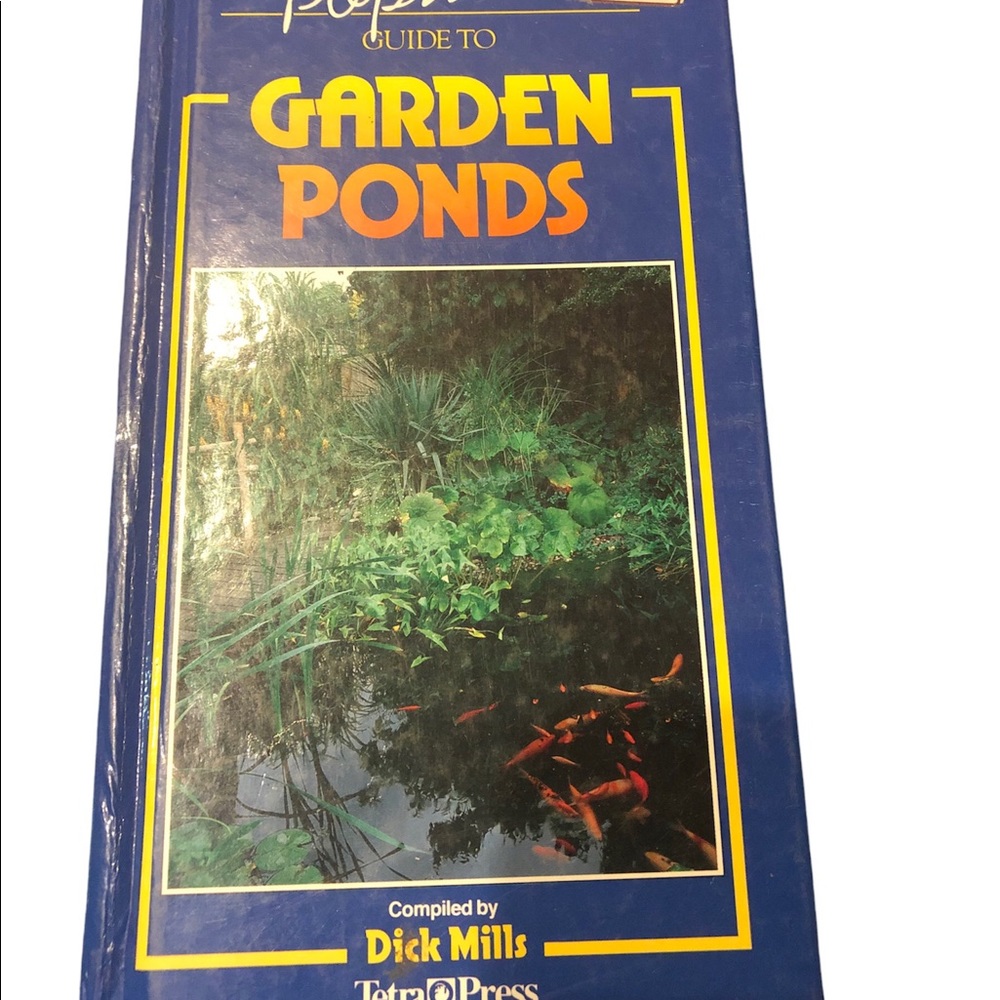 A popular guide to garden ponds hardcover 320 pages - Dick Mills